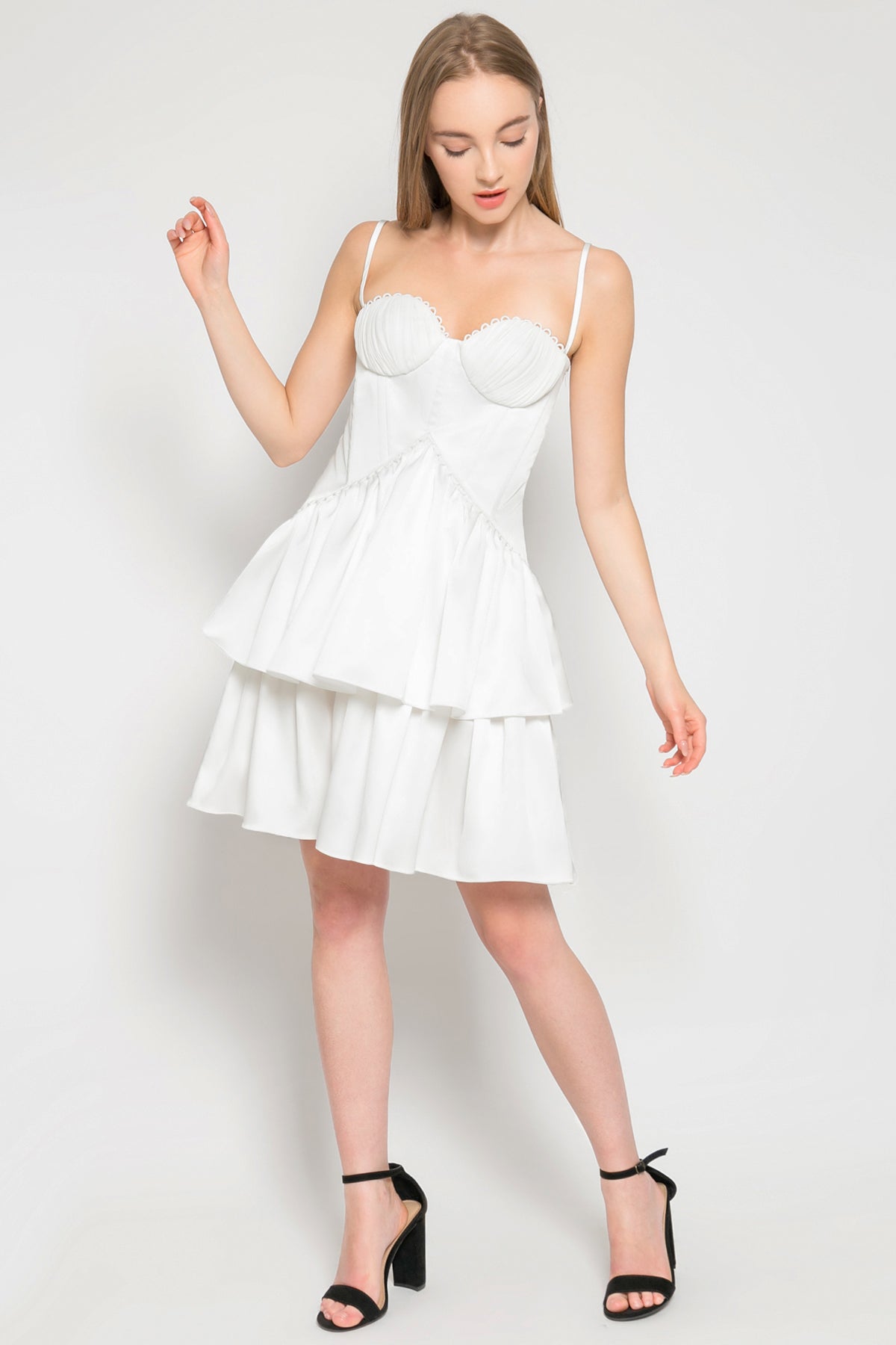 knee length dresses for ladies Arti Apparel Isabelle Mini Dress