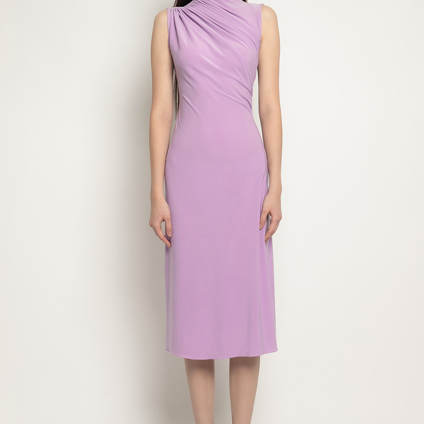 JADE DRAPED MIDI DRESS – Andriany