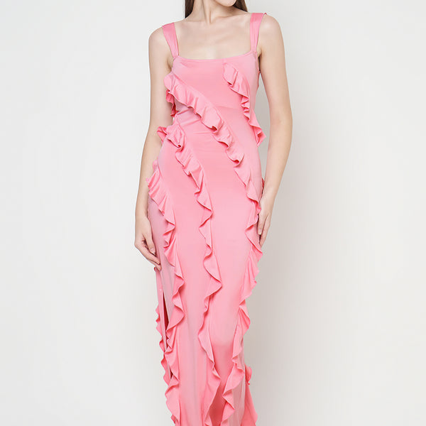 AMAIA RUFFLE MAXI DRESS – Andriany