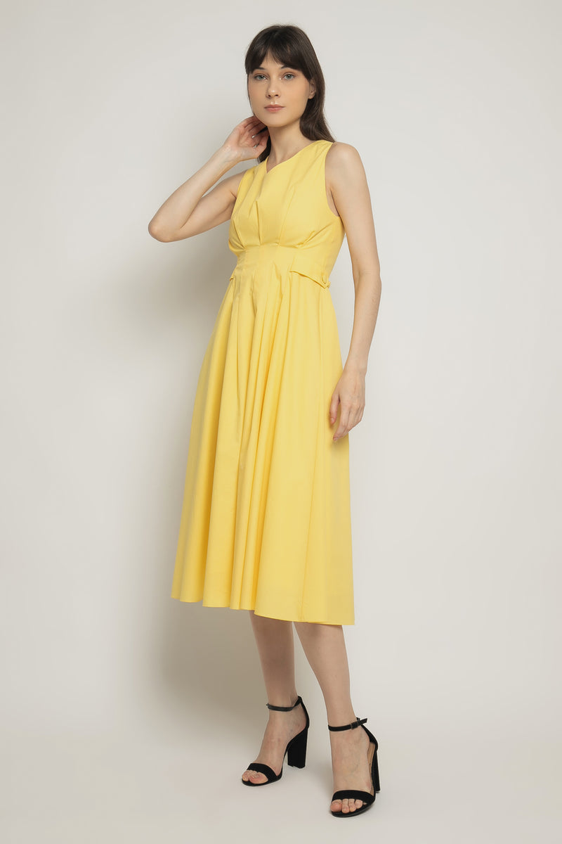 MAELLE PLEATED DRESS