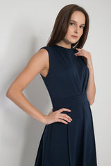 ZOE DRAPED MIDI DRESS