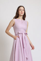 ALEXIS GINGHAM MIDI DRESS