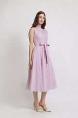 ALEXIS GINGHAM MIDI DRESS